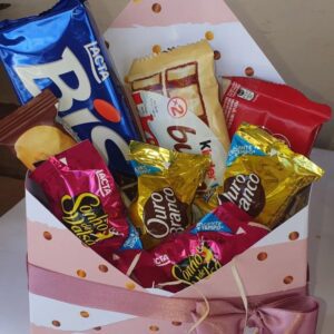 Envelope com chocolates