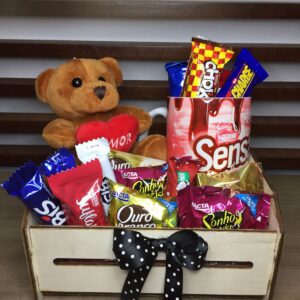 Cesta de chocolates sensação