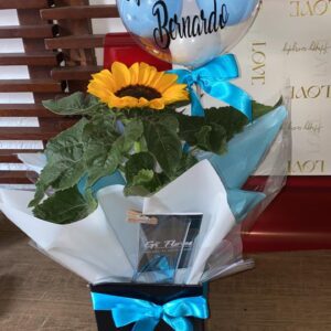 Vaso de girassol para maternidade